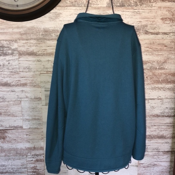 Under Armour Golf Storm Sweater Pullover Size Large cold gear blue sweatshirt​​​ - Picture 4 of 4